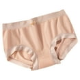 thumbnail image 1 of Paiwinds Women's Sweet Lace Seamless Mid-Waist Briefs - Alluring & Breathable Nylon Spandex Panties with Antimicrobial Protection, One Size Fits All, 1 of 8
