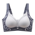 thumbnail image 1 of Paiwinds Women's Thin Wirefree Seamless Bra, Comfortable Breathable Soft Support Anti-Sagging for Everyday Light Comfort, 1 of 6