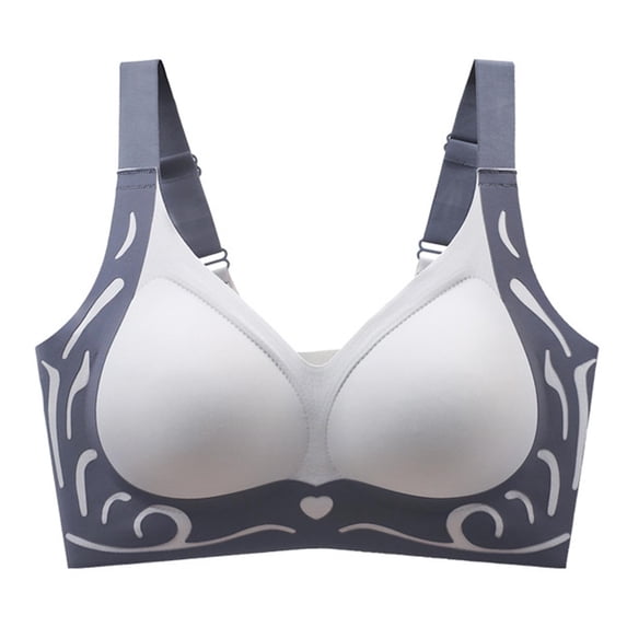 Paiwinds Women's Thin Wirefree Seamless Bra, Comfortable Breathable Soft Support Anti-Sagging for Everyday Light Comfort
