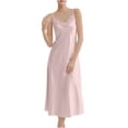 thumbnail image 1 of Paiwinds Women's V-Neck Camisole Nightgown - Sleeveless Long Casual Sleep Dress for Home Lounging and All-Day Comfort, 1 of 9