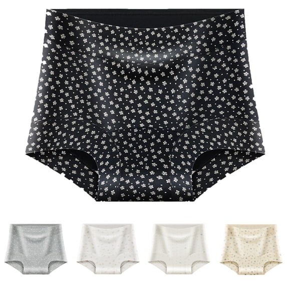 Paiwinds Women's Ventilated Cotton Briefs - Seamless Mid Rise Underwear for a Smooth Invisible Look, Soft & Breathable Comfortable Everyday Panties