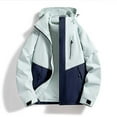thumbnail image 1 of Paiwinds Women's Winter Casual Corduroy Jacket Irregular Cardigan Hooded Waterproof Zipper for Outdoor Activities and All-Weather Wear, 1 of 3
