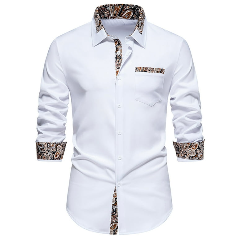 Casual Daily Solid Patchwork Turndown Collar Tops(7 Colors)