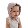 thumbnail image 1 of TFEOQRY Toddler Baby Bonnet Hat Ruffled Edge Breathable Cotton Adjustable Strap UV Protection Summer Sun Hat, 1 of 6