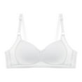 thumbnail image 1 of Paiyanr Tween Girls' Cotton Bras Gathered and Breathable Developmental Underwear without Steel Rings White, 1 of 2
