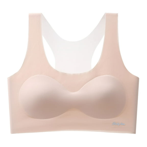 Paiyanr Tween Young Girls Solid Color Developmental Bra Soft Comfortable Breathable Children Thin Style Student Bra Underwear Pink