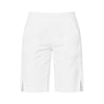 thumbnail image 1 of TFEOQRY Women's Bermuda Shorts Stretch High Waist Side Split Hem Chino Shorts with Pockets for Summer Daily Casual, 1 of 8