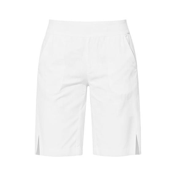 TFEOQRY Women's Bermuda Shorts Stretch High Waist Side Split Hem Chino Shorts with Pockets for Summer Daily Casual