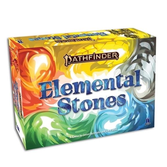 Pre-Owned Paizo Games Pathfinder Elemental Stones Board Game, (Hardcover)