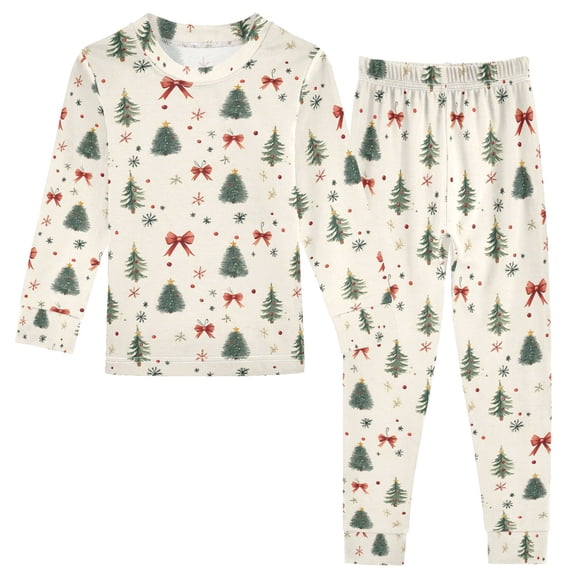 Pajama A Rapping Paper for Chirstmas Christmas Topic Light Cute Comfortable Cotton Two-piece Pajama Set