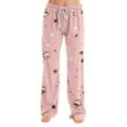 thumbnail image 1 of Pajama Bottoms for Women Star Graphic Print Pjs Comfy Drawstring Sleepwear Long Pajamas Pants, 1 of 6