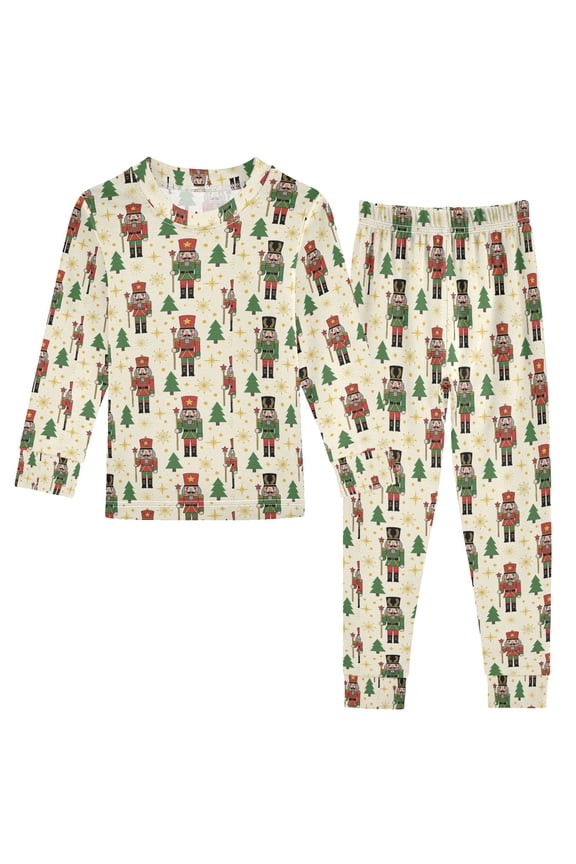 Pajama Christmas Nutcracker Cute Comfortable Cotton Two-piece Pajama Set