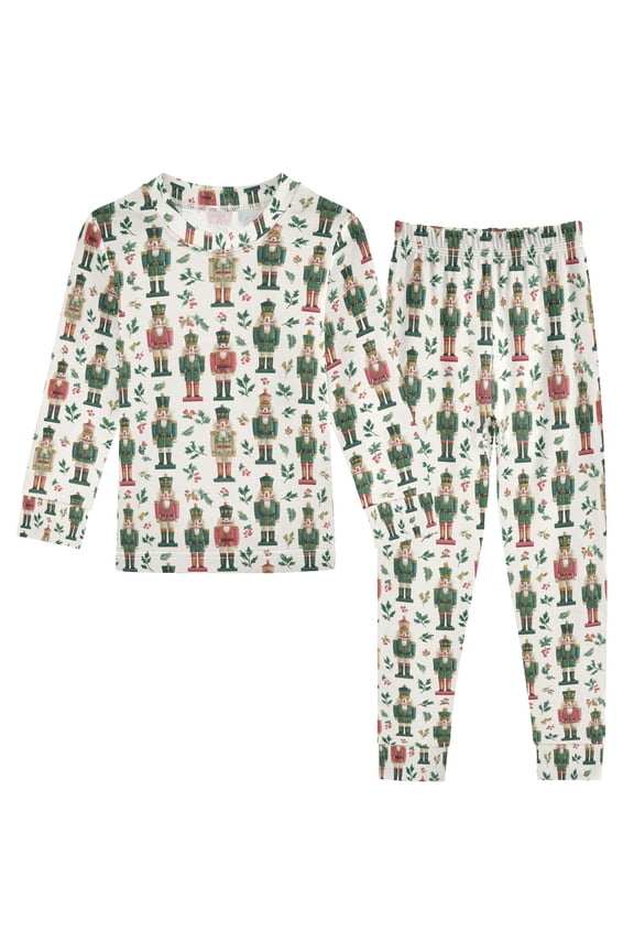 Pajama Cute Nutcracker Cute Comfortable Cotton Two-piece Pajama Set