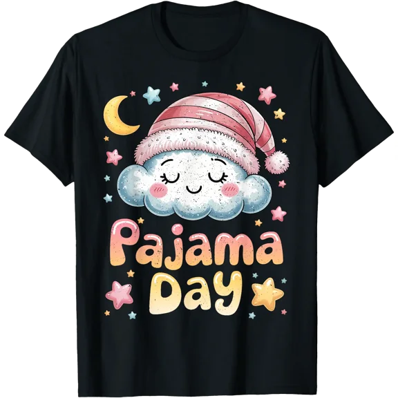 Pajama Day School Spirit Week Fun Cloud Teacher Student T-Shirt
