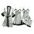 thumbnail image 1 of Pajama Underwear Set for Women Silk Robe Underwear Sleepwear Sets, 1 of 5