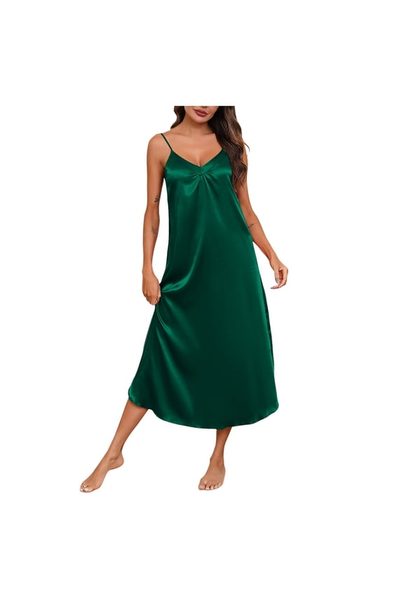 Pajama Nightgown For Women Short/Long Sleeve Button Down Nightwear Top Boyfriend Sleep Shirts Nightdress