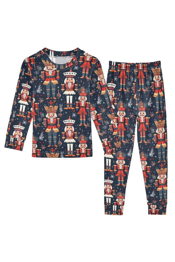Pajama Nutcracker Christmas Cute Comfortable Cotton Two-piece Pajama Set