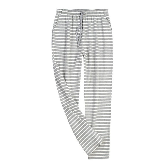 Pajama Pants Men Cotton Spring Fall Loose Fitting Large Size Home Pant for Men