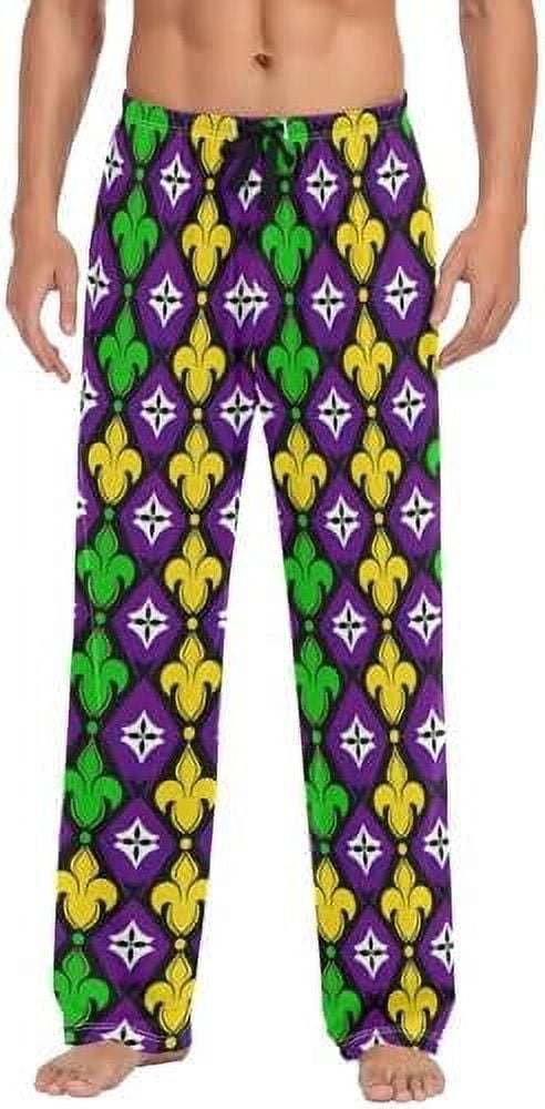 mardi gras mens pants