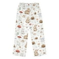 thumbnail image 1 of Pajama Pants Snail and Mushroom Rabbit Long Pant Lounge Casual Elastic Waist Sleep Flannel Pants, 1 of 7