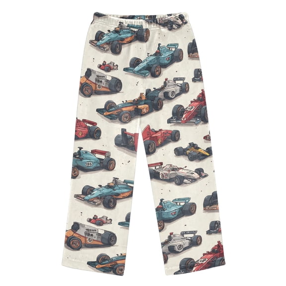 Pajama Pants Toy Cars Long Pant Lounge Casual Elastic Waist Sleep Flannel Pants