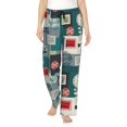 thumbnail image 1 of Pajama Pants Women, 1861 Stamp Pattern Sweatpants Soft Sleep Lounge Pants, Casual PJ Bottoms Pants with Pockets, 1 of 5