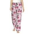 thumbnail image 1 of Pajama Pants Women, Bike with Donut Wheels Sweatpants Soft Sleep Lounge Pants, Casual PJ Bottoms Pants with Pockets, 1 of 5
