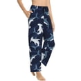 thumbnail image 1 of Pajama Pants Women - Cartoon Cute Hammerhead Shark Soft Breathable Sleep & Lounge Pants for Women, Comfy Casual Pj Pants Bottoms with Pockets, 1 of 7