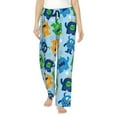 thumbnail image 1 of Pajama Pants Women, Cartoon Monster Sweatpants Soft Sleep Lounge Pants, Casual PJ Bottoms Pants with Pockets, 1 of 5