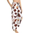 thumbnail image 1 of Pajama Pants Women - Chocolate Dessert Print Soft Breathable Sleep & Lounge Pants for Women, Comfy Casual Pj Pants Bottoms with Pockets, 1 of 7