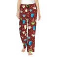 thumbnail image 1 of Pajama Pants Women, Coffee Cups Sweatpants Soft Sleep Lounge Pants, Casual PJ Bottoms Pants with Pockets, 1 of 5