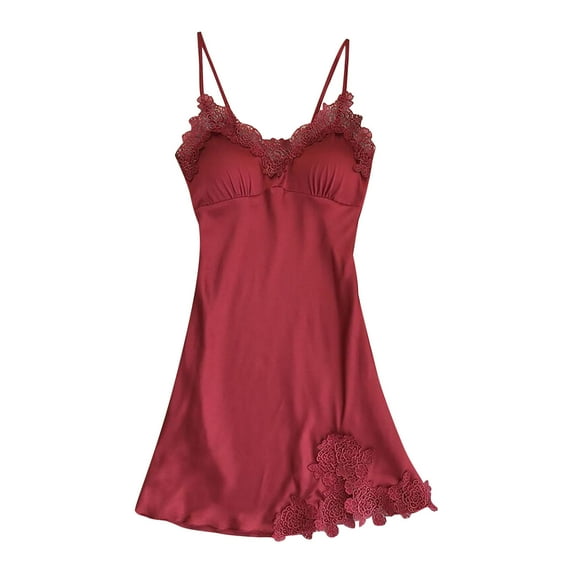Pajama Pants for Women Flannel Pajamas Women Women Fashion Lace Sling Vest Hollow See-Through Ladies Nightdress Set Silk Pajamas for Women Sexy Nightgowns for Women