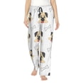 thumbnail image 1 of Pajama Pants Women, Funny French Bulldog Bones Sweatpants Soft Sleep Lounge Pants, Casual PJ Bottoms Pants with Pockets, 1 of 5