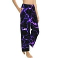thumbnail image 1 of Pajama Pants Women, Galaxy Lightning Sweatpants Soft Sleep Lounge Pants, Casual PJ Bottoms Pants with Pockets, 1 of 7