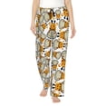 thumbnail image 1 of Pajama Pants Women, Giraffes Head Sweatpants Soft Sleep Lounge Pants, Casual PJ Bottoms Pants with Pockets, 1 of 5