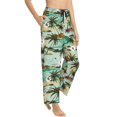 thumbnail image 1 of Pajama Pants Women - Hawaiian Style Flowers Soft Breathable Sleep & Lounge Pants for Women, Comfy Casual Pj Pants Bottoms with Pockets, 1 of 7