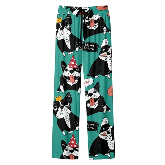 Pajama Pants Women Soft Womens Pajama Pants Wide Leg Yoga Pants Lounge Drawstring Pants Comfy Stretch Pj Bottoms Pjs Pants Green XXXL