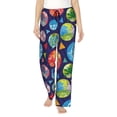 thumbnail image 1 of Pajama Pants Women, novelties palm leaves Sweatpants Soft Sleep Lounge Pants, Casual PJ Bottoms Pants with Pockets, 1 of 5