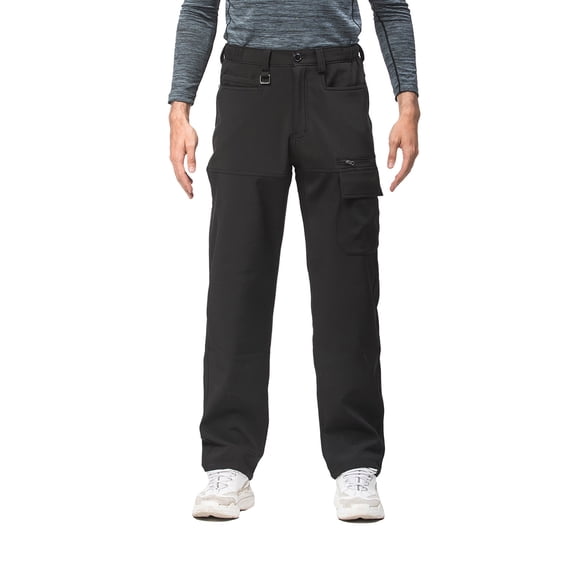 Pajama Pants for Men Men's Plus Velvet Padded Outdoor Mountaineering Water Repellent Multi-pocket Fleece Pants Men Long Pants Trousers Pants