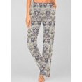 thumbnail image 1 of Pajama Pants for Women, Distressed Vintage Soft Breathable Sleepwear Lounge Pants with Pockets, 1 of 8
