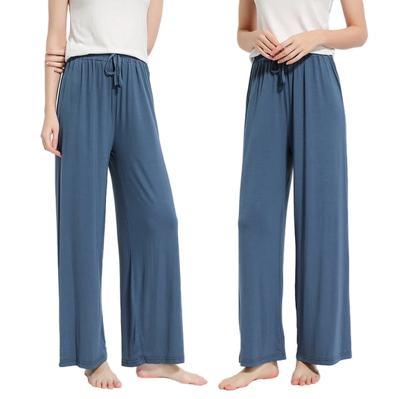 Pajama Pants for Women Soft Comfy Casual Lounge Yoga Pants Lightweight Drawstring Sleep Pj Bottoms Solid Color Sleepwear,M-XL