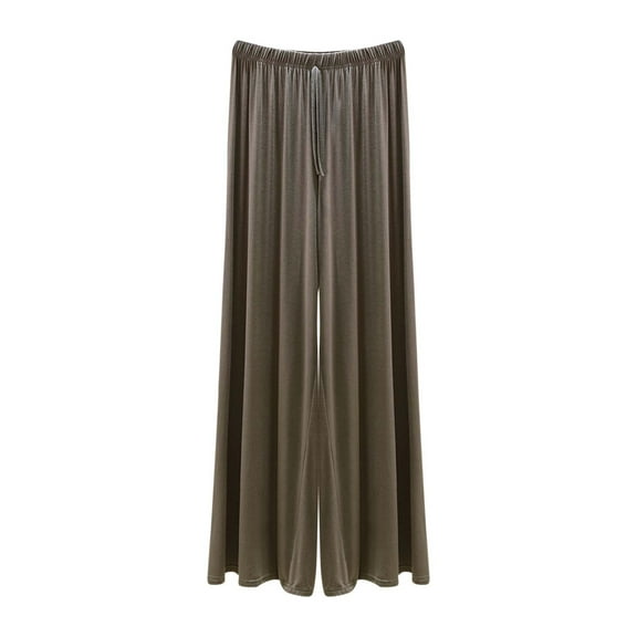 Pajama Pants for Women Soft Comfy Wide Leg Lounge Sleep Bottom Stretch Elastic Waisted Baggy Pajama Bottoms