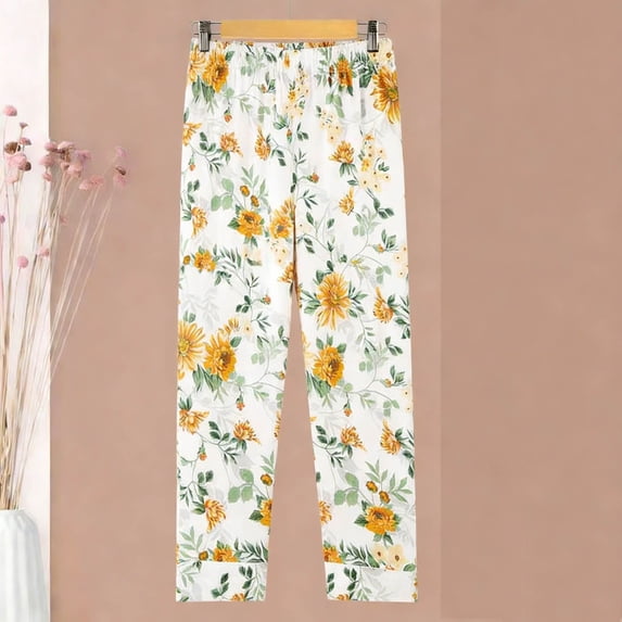 Pajama Pants for Women Soft, Cotton Comfortable Womens Lounge Sleep Pj Bottoms for Women