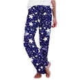 thumbnail image 1 of Pajama Pants for Women, Trendy Graphic Drawstring Lounge Pants with Pockets, Comfy Home Pjs Bottoms Novelty Sleepwear, 1 of 7