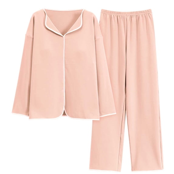 Pajama Set Women Petite Pajama Set Petite Length Tunic Top Wide Leg Pants Summer Pajamas for Women