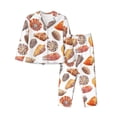thumbnail image 1 of Pajama Sets for Women 2 Pcs, Conch Shell No.J914 Button Down Long Sleeve Sleepwear Lounge PJ Sets, 1 of 6