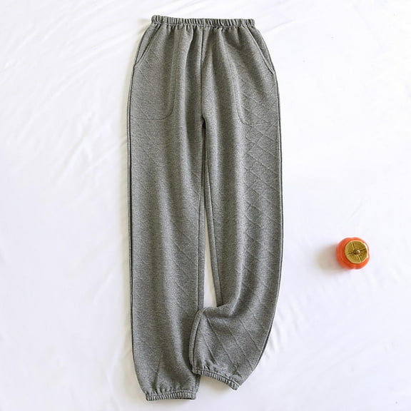 Pajama Women Soft Pajama Pants for Women Pajamas for Women Womens Solid Color and Velvet Sleeping Pants Thick and Warm Loose Pants Pajamas Pants