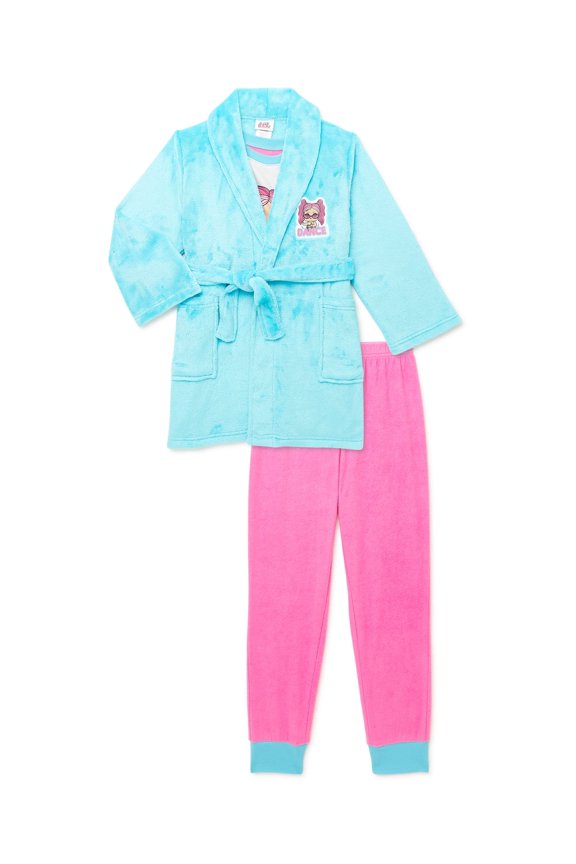 Pajama and Robe Set, 3-Piece, Surprise Size 6