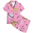thumbnail image 1 of Pajama for Kids Comfortable Girls Boys Soft Sleepwear Children Playful Design Nightwear, 1 of 4
