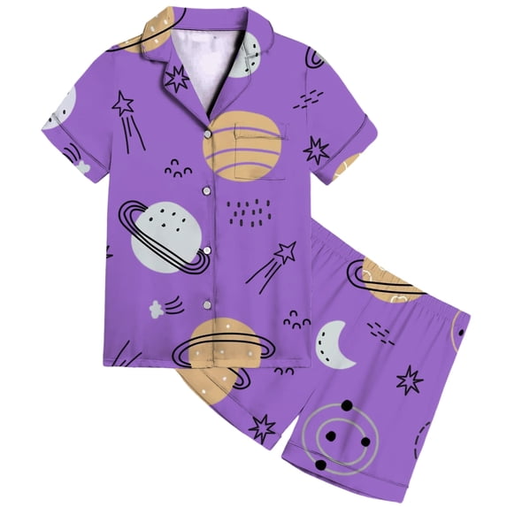 Pajama for Kids Comfortable Girls Boys Soft Sleepwear Children Playful Design Nightwear